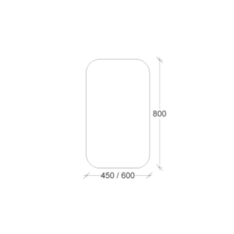 Rifco Derwent Mirror Cabinet 600mm - D600