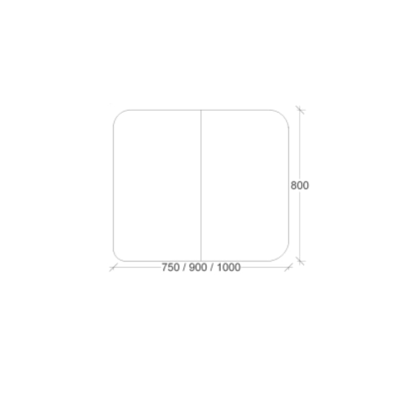 Rifco Derwent Mirror Cabinet 1000mm - D1000