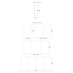 Rifco Derwent Mirror Cabinet -  Specification