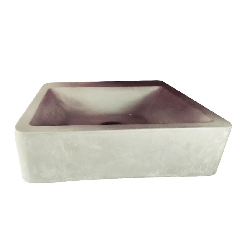 Verotti Dakota Bench Basin - Rectangle Natural Raw (W410, D420, H110)