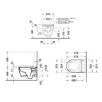 Duravit SensoWash Starck F Lite Wall Hung Toilet Specification