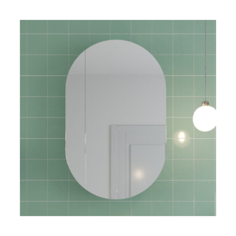 Rifco Eclipse Mirror Cabinet - White