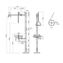 Gentec ECOSAFE Combination Shower and Eye Wash Specification