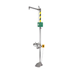 Gentec ECOSAFE Floor Mounted Combination Shower with eye face wash & foot pedal