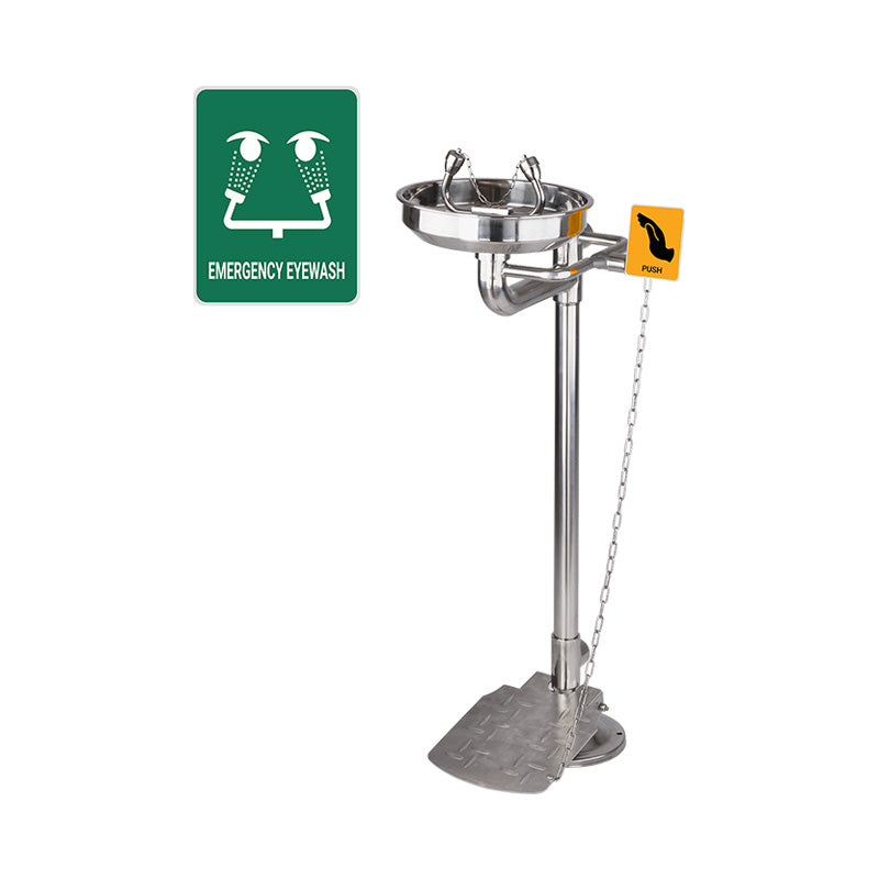 Gentec ECOSAFE Floor Mounted Pedestal eye face wash