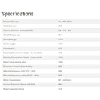 Rinnai Hotflo 315 Electric Storage Water Heater Specification
