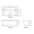 Decina Elinea 1500 Freestanding Bath