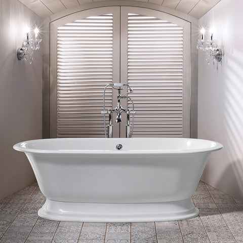 Victoria + Albert Elwick 1900mm Freestanding Bath - Gloss White