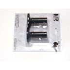 Master Rail End Pillars Matt Black (Pair) - EP-MB