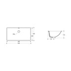 Studio Bagno Enjoy II Undercounter Basin Spec