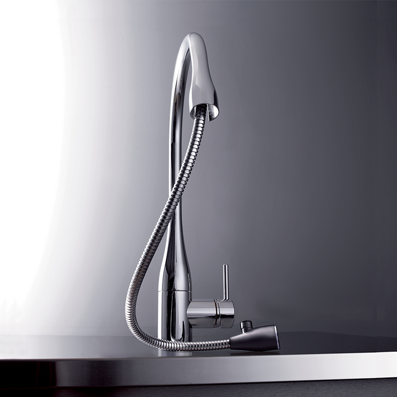 KWC Eve Pull Out Sink Mixer - Chrome