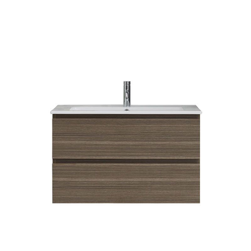 Parisi Evo 800 Wall Mounted Cabinet with Ceramic Top - Tabacco