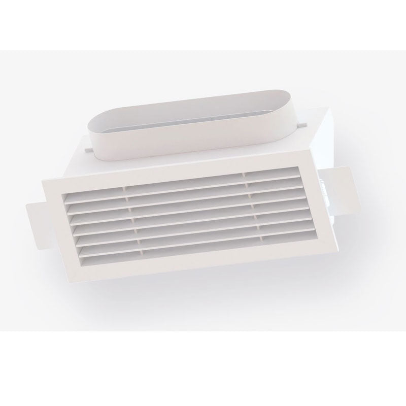 Expella Compact Linear Bar Grille and Adaptor Box