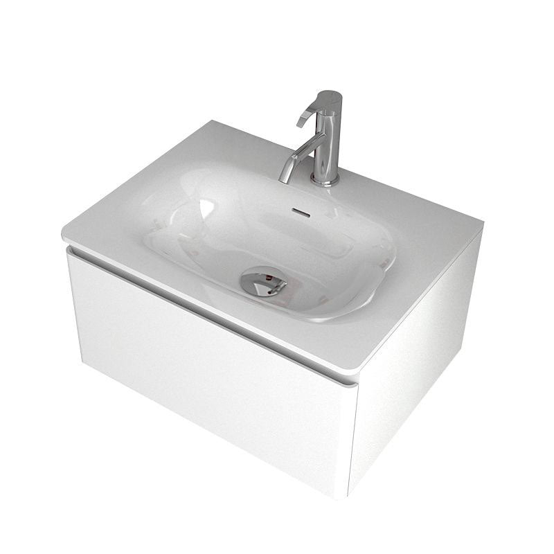 Parisi Flow 600 Wall Hung Vanity Single Basin Top