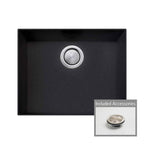 Oliveri Florence Black Large Bowl Undermount Sink