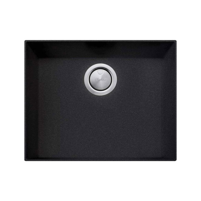 Oliveri Florence Black Large Bowl Undermount Sink