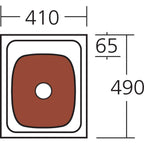 Oliveri Martini Standard Bowl Sink 1 Taphole - 440 1TH RHC