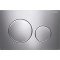 Oliveri Chrome Concealed Cistern Flush Plate with Round Buttons