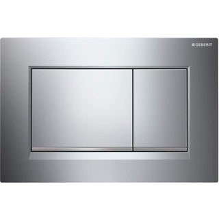 Oliveri Chrome Concealed Cistern Flush Plate with Square Buttons