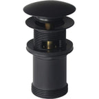 Oliveri Universal Matte Black Pop Up Plug and Waste
