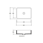 Parisi Miniwash 48 Wall Basin Specification