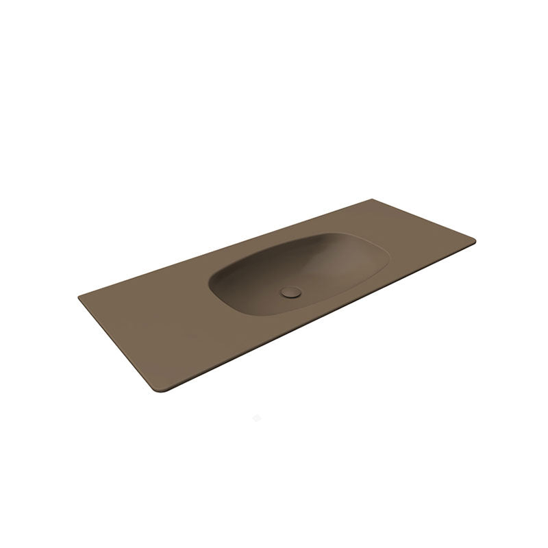 Parisi Nudaflat 120 Ceramic Wall Basin Fango