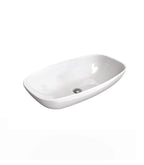 Parisi Nudaslim 75 Bench Ceramic Basin Gloss White