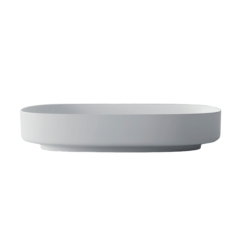 Studio Bagno Form 65 Oval Bench Basin - Matte White