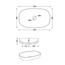 Studio Bagno Form 65 Oval Bench Basin