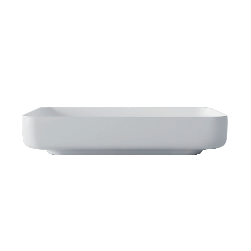 Studio Bagno Form 60 Rectangle Bench Basin - Gloss White - FRM60