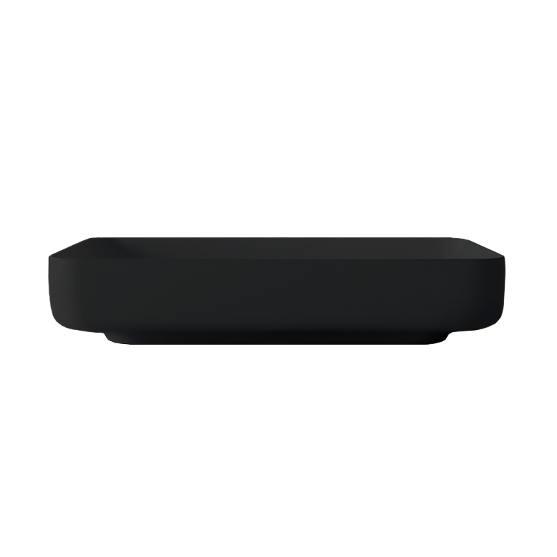 Studio Bagno Form 60 Rectangle Bench Basin - Matte Black - FRM60/MB