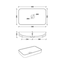 Studio Bagno Form Rectangle Bench Basin