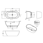 Gareth Ashton Formoso 1500 Natural Stone Bath