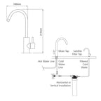 Oliveri Satellite Water Filtration System with Round Goose Neck Filter Tap Specification