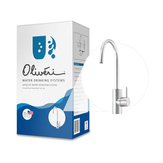 Oliveri Satellite Water Filtration System with Round Goose Neck Filter Tap