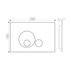 Studio Bagno Oli Globe Push Plate Spec