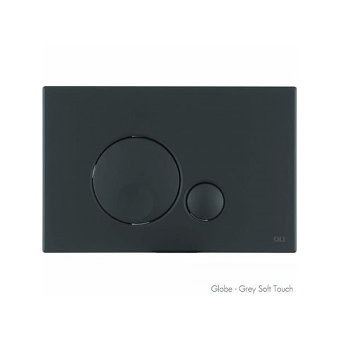 Studio Bagno Oli Globe Flush Plate - Grey Soft Touch