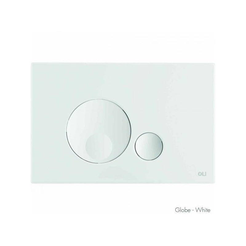 Studio Bagno Oli Globe Push Plate - White