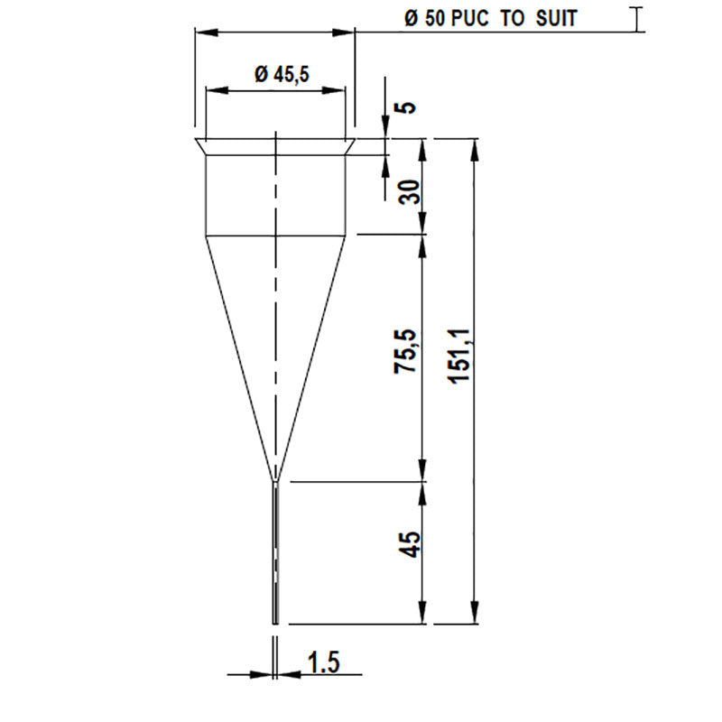 Gentec Grate Seal One Way Valve To Suit 50mm Pipe specifications