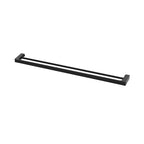 Phoenix Gloss Double Towel Rail 800mm - Matte Black