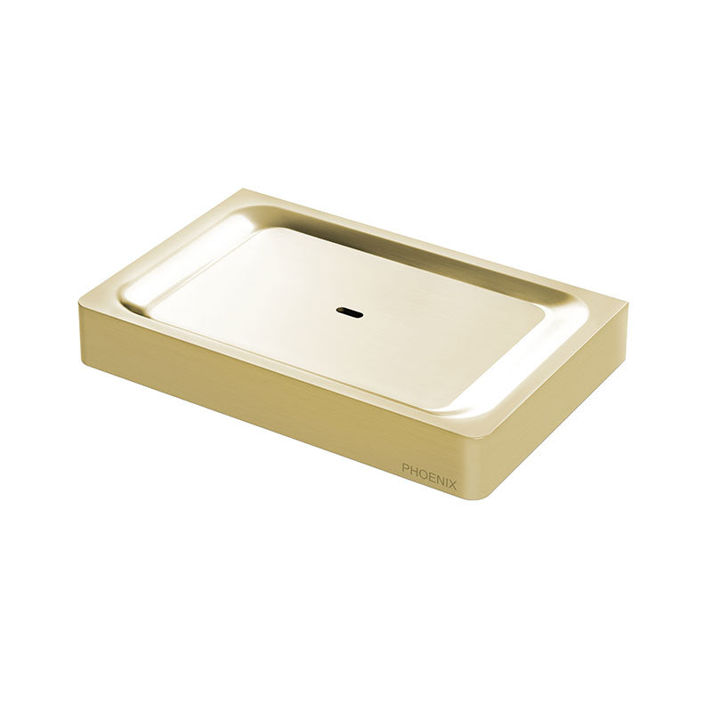 Phoenix Gloss Soap Dish - Brushed Gold