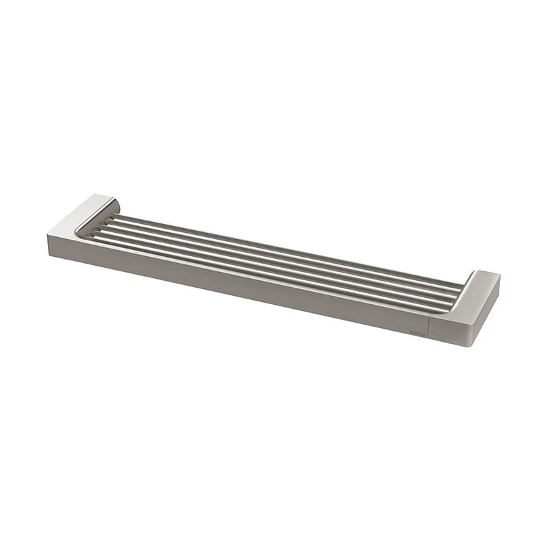 Phoenix Gloss Shower Shelf - Brushed Nickel