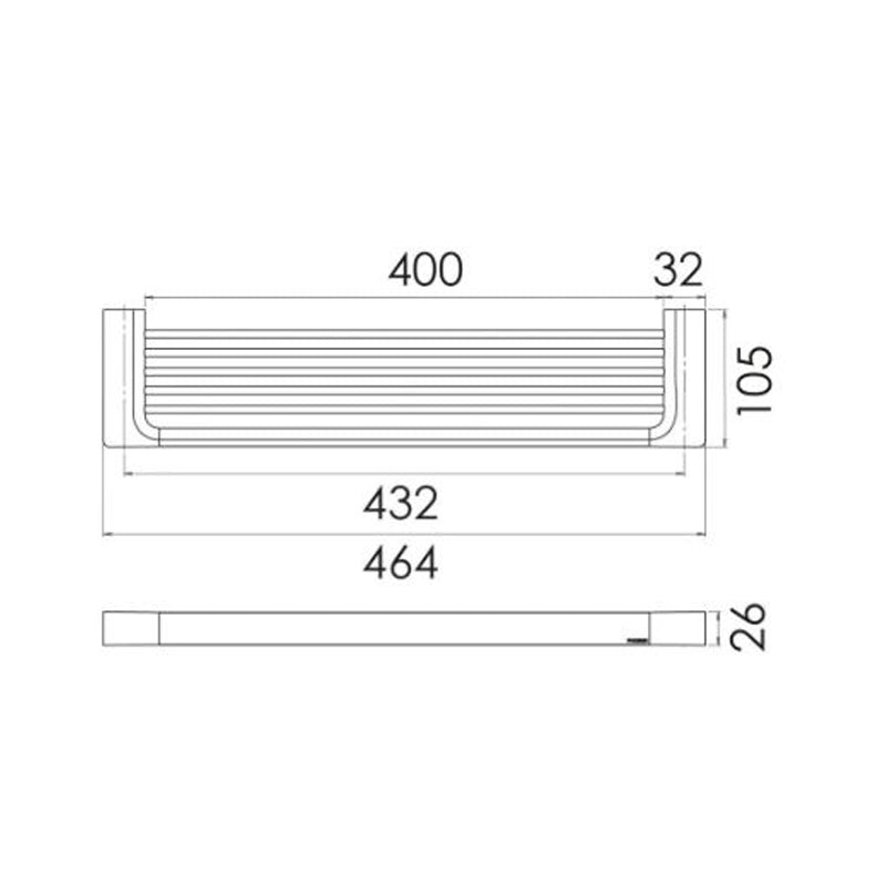 Phoenix GLOSS SHOWER SHELF Specification
