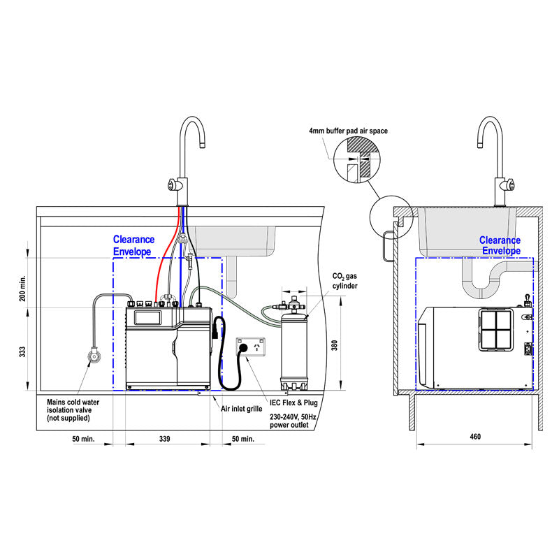 Zip Hydrotap G5 Arc Matte Black H52783Z3 Installation
