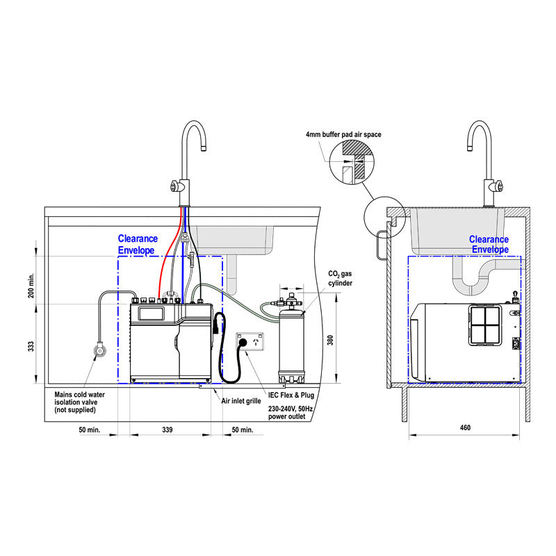 Zip Hydrotap G5 Arc Brushed Gold H52783Z7 Installation