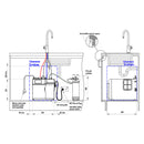 Zip Hydrotap G5 Arc All-In-One Gunmetal H52783Z9 Installation