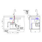 Zip Hydrotap G5 Arc Brushed Nickel Chilled and Boiling H52784Z11 Installation