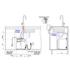 Zip Hydrotap G5 Arc Bright Chrome Boiling and Ambient H52785 Installation