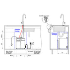 Zip Hydrotap G5 Arc Gunmetal Boiling and Ambient H52785Z9 Installation
