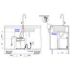 Zip Hydrotap G5 Arc Gunmetal Boiling and Ambient H52785Z9 Installation